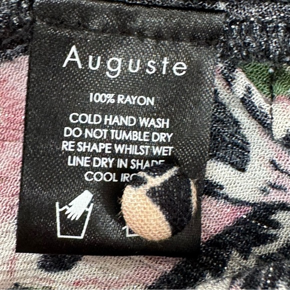 Auguste the Label Delilah Frill Maxi Dress Floral High Low Women's US 2 - Picture 12 of 16